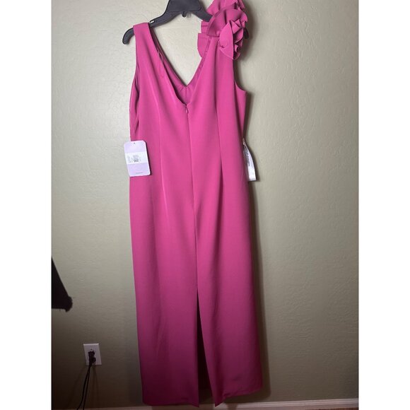 NWT JS Collections Women's Elliot Bateau Neck Gown, Rose Violet Pink SIZE 14 - Picture 4 of 6